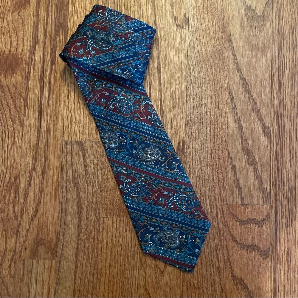 Christian Dior silk tie made in USA